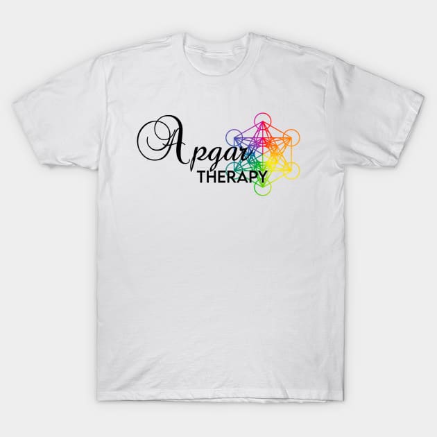 Apgar Therapy RAINBOW & BLK T-Shirt by Little Love Co.